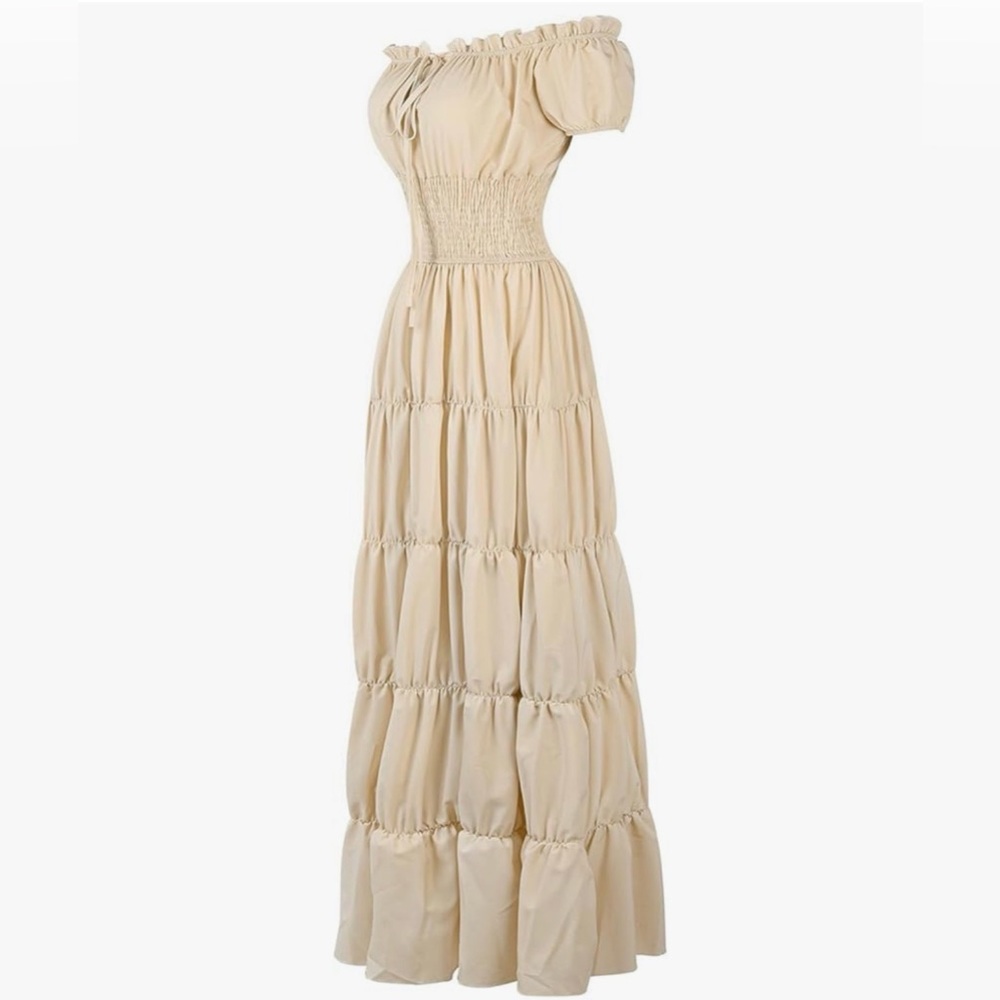 Beige Renaissance Chemise Dress – Size 3X - Picture 2 of 11